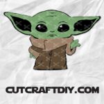 FREE Baby Yoda SVG
