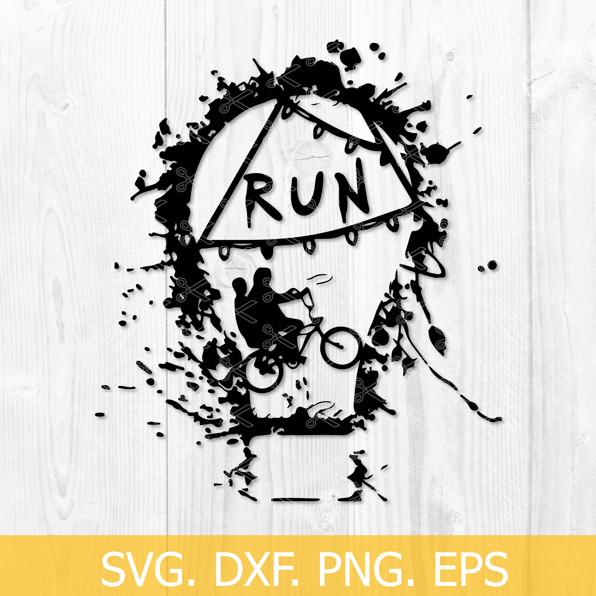 Stranger Things Shadow Box SVG - Free SVG Cut Files