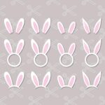 Easter Bunny Ears SVG