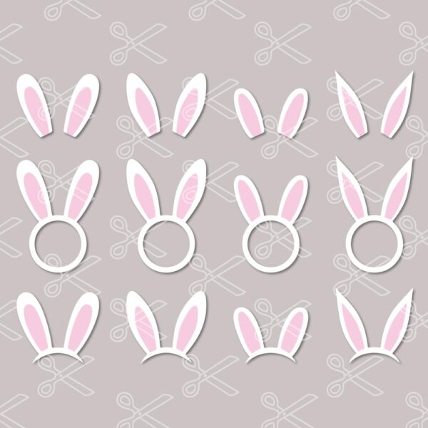 Easter Bunny Ears SVG