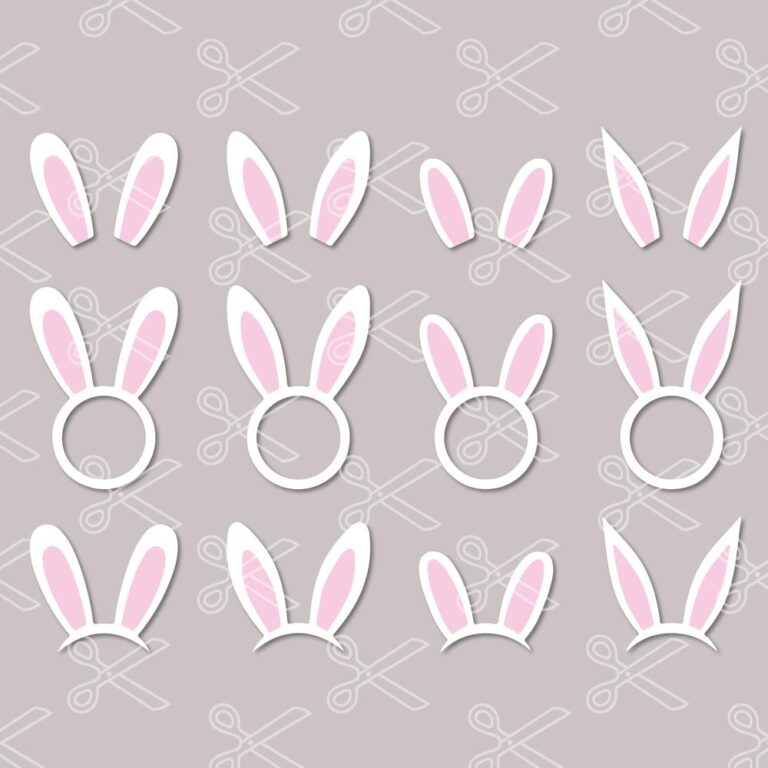 Easter Bunny Ears SVG