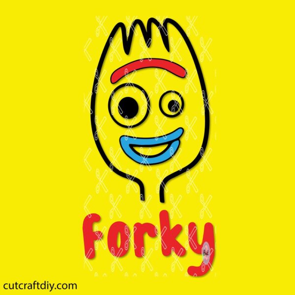 FORKY SVG CUT FILE