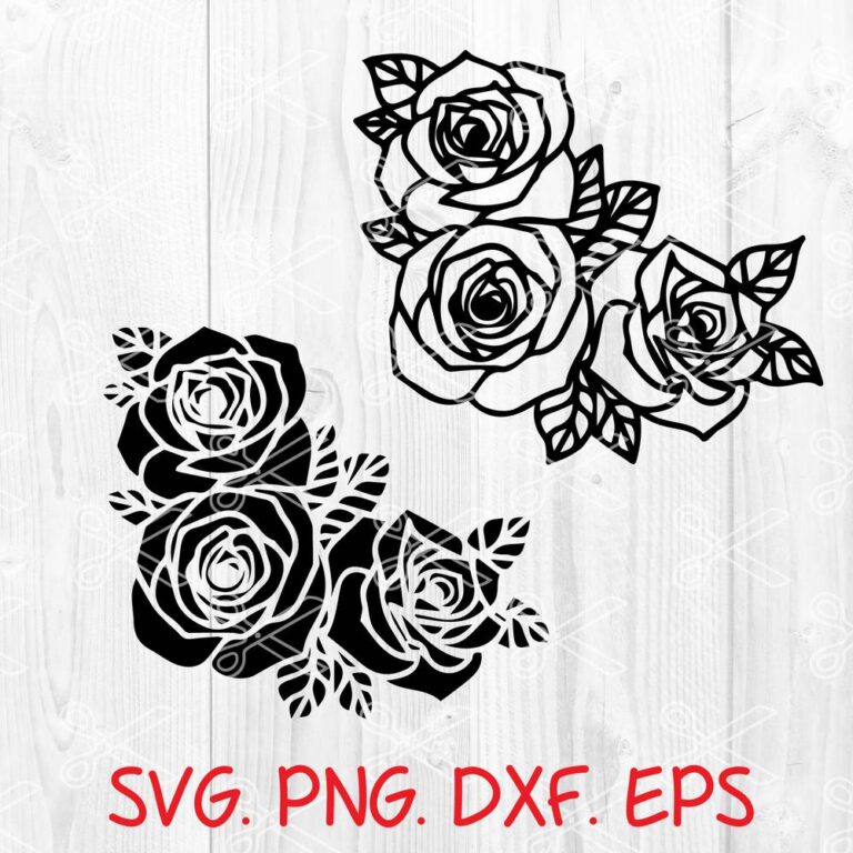 Free Free 100 Rose Flower Svg SVG PNG EPS DXF File