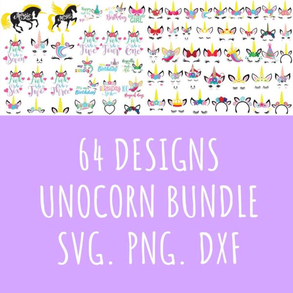 Unicorn bundle svg