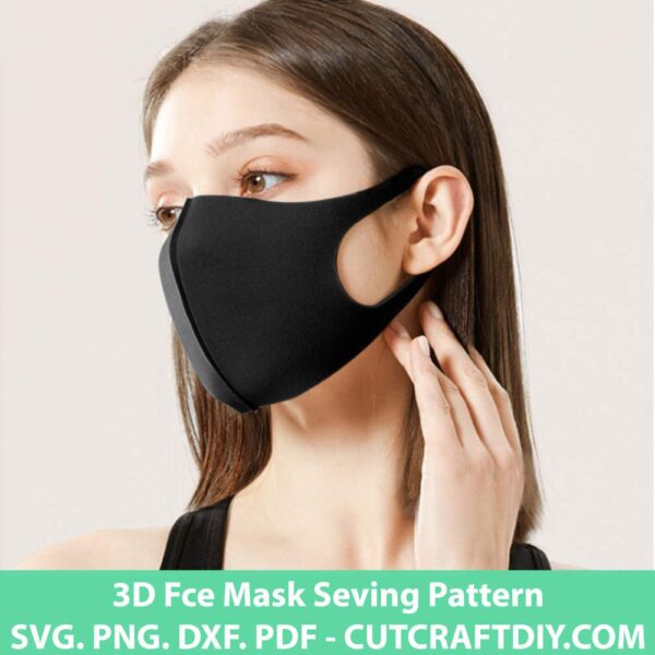 Printable face mask sewing pattern