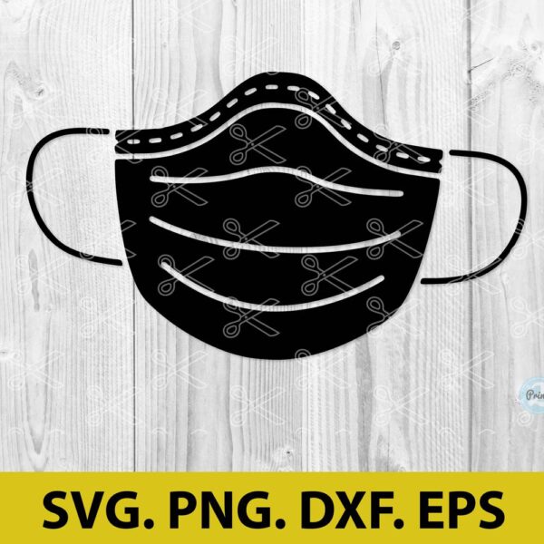 Medical Mask SVG Cut File