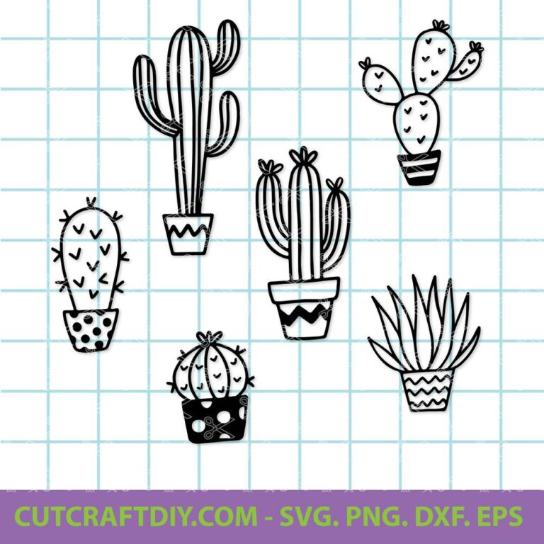 Download St2 Png Cactus Clipart Files Cactus Silhouette Svg Sale Cactus Svg Cut Files Flower Cricut Files Dxf Eps Paper Party Kids Craft Supplies Tools