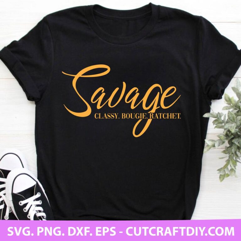 Savage SVG, PNG, DXF, EPS, Cut Files - Black Girl SVG