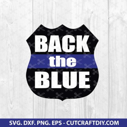 Policeman SVG - Back The Blue SVG - Police SVG