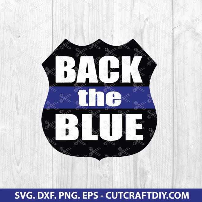 Policeman SVG - Back The Blue SVG - Police SVG