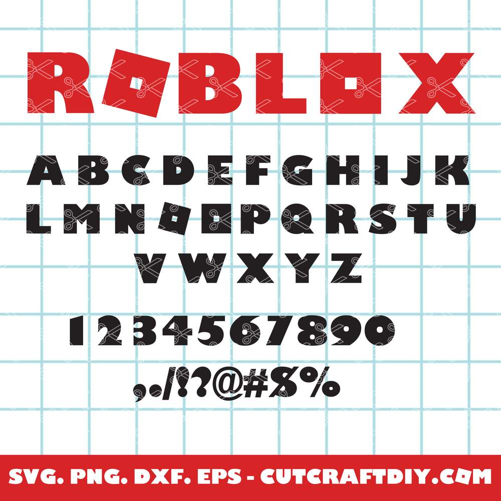 Roblox Font Letters