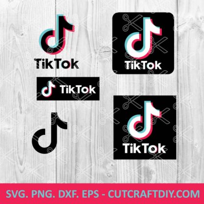 TikTok SVG Cut File