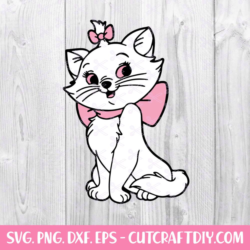 Disney Marie The White Kitten The Aristocats SVG Cut Files - Disney SVG