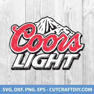 Coors Light Beer SVG