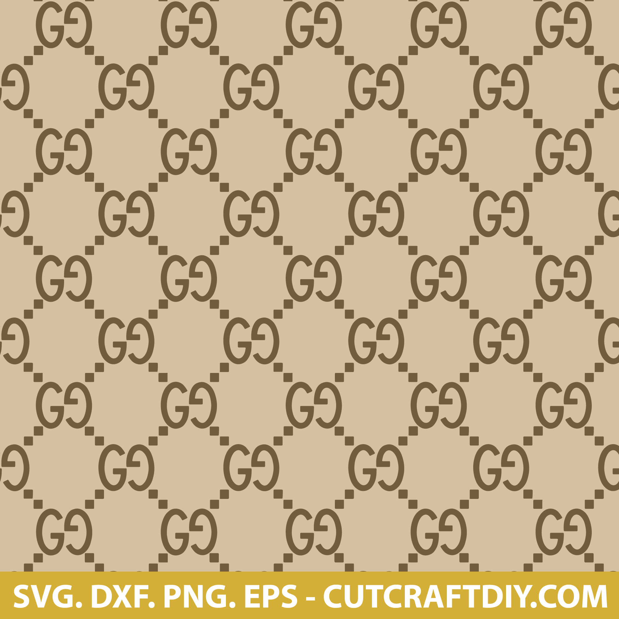 Download Gucci Pattern Svg Dxf Png Esp Cutting Files Gucci Svg