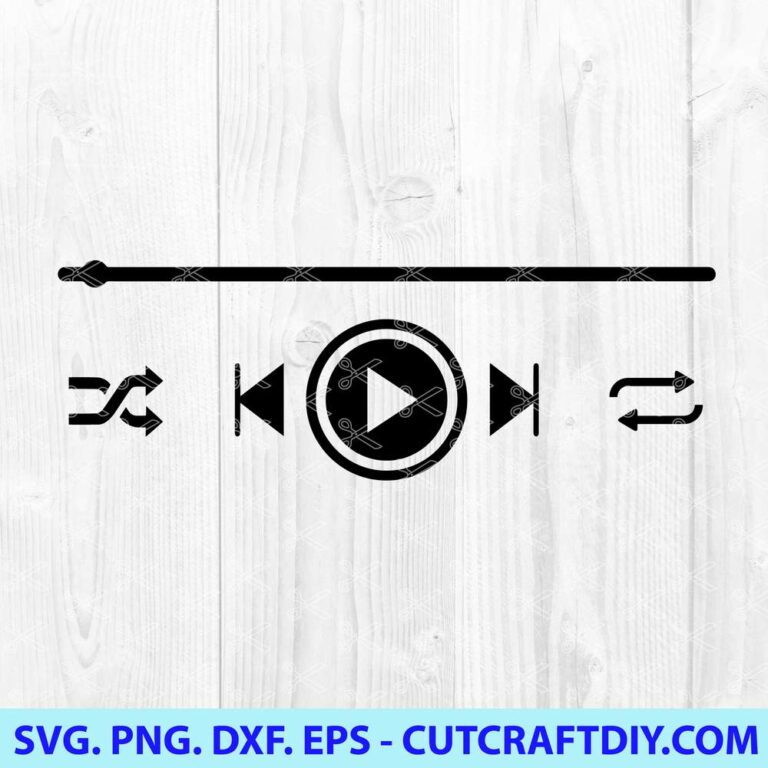 Download Spotify Play Buttons SVG, DXF, EPS, PNG, Cut FIles - Music ...