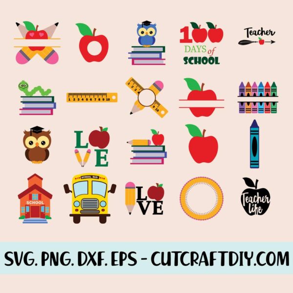 School Bundle SVG