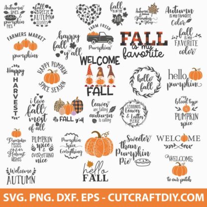 Autumn SVG Bundle