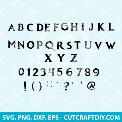 Frozen Font SVG Cut File