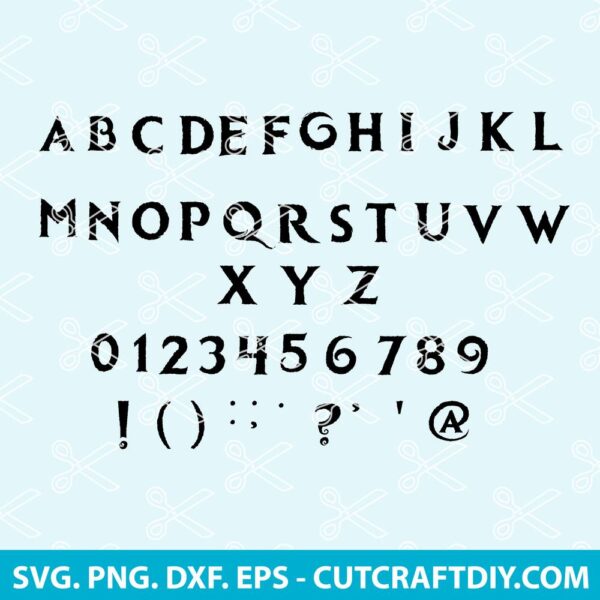 Frozen Font SVG Cut File