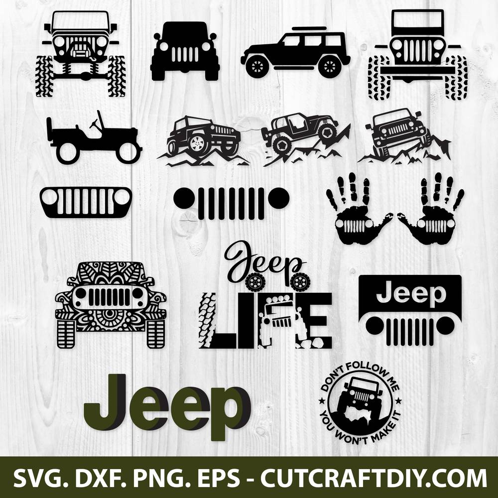 Download Christmas Jeep Svg Free Free Svg Cut Files Create Your Diy Projects Using Your Cricut Explore Silhouette And More The Free Cut Files Include Svg Dxf Eps And Png Files SVG Cut Files
