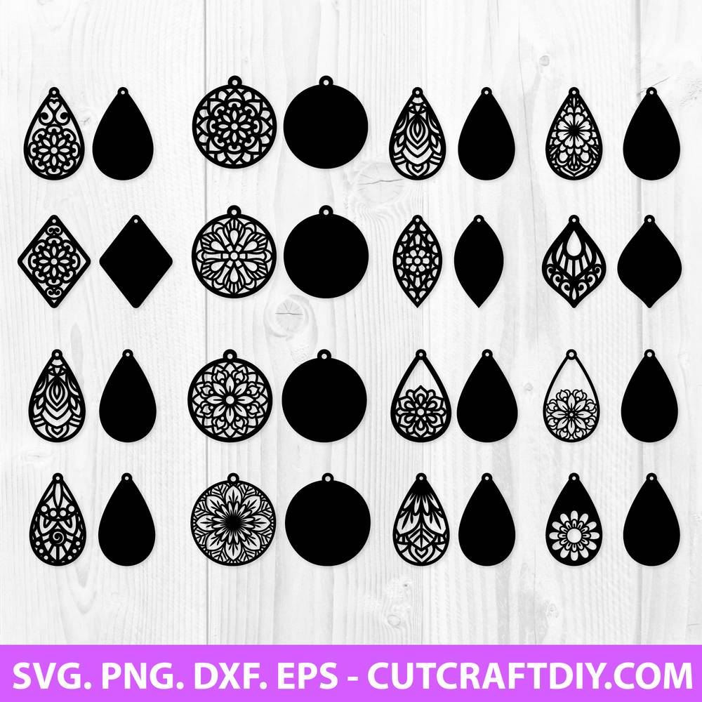 Free Free Mandala Earring Svg 495 SVG PNG EPS DXF File