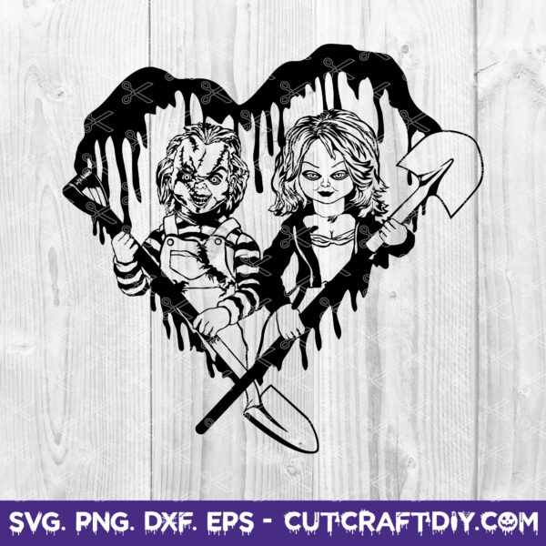 Chucky and Tiffany SVG