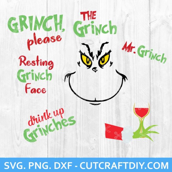 GRINCH SVG BUNDLE