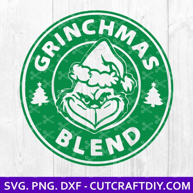 Grinchmas Blend SVG, PNG, Cut Files - Grinch SVG - Christmas SVG