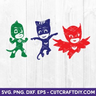 Download Pj Masks Svg Dxf Png Cut Files Pj Masks Clipart Birthday Svg