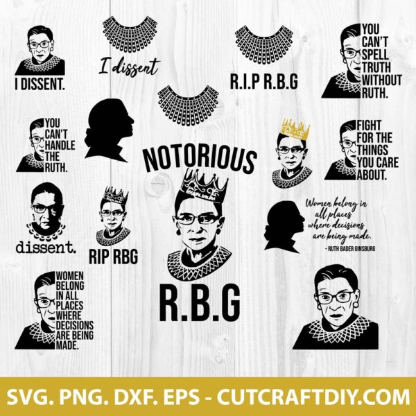 RUTH-BADER-GINSBURG-SVG-FILE