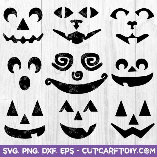 Pumpkin Face SVG