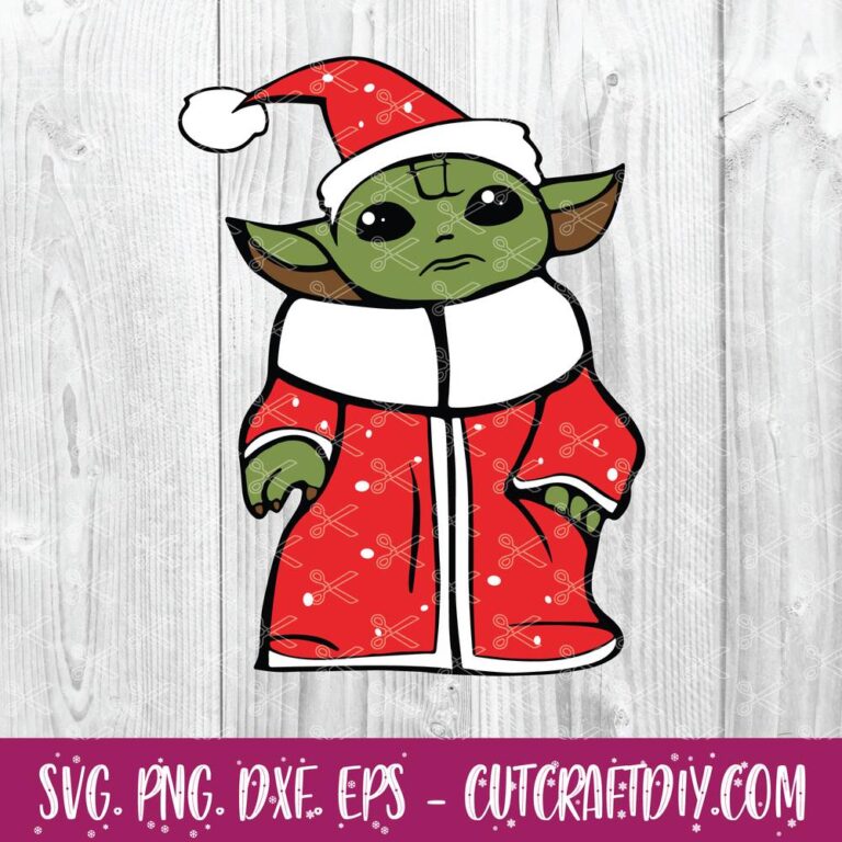 The Mandalorian The Child SVG, Baby Yoda Christmas SVG, Star Wars