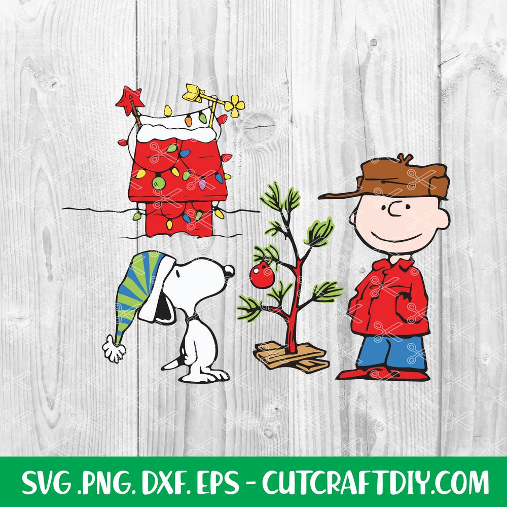 Charlie Brown Christmas SVG, Snoopy Christmas SVG, Peanuts SVG