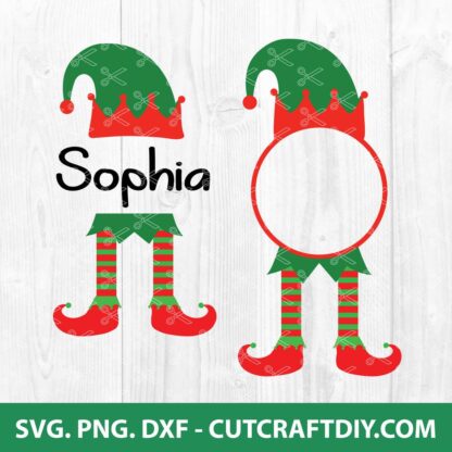 Christmas ELF Monogram SVG