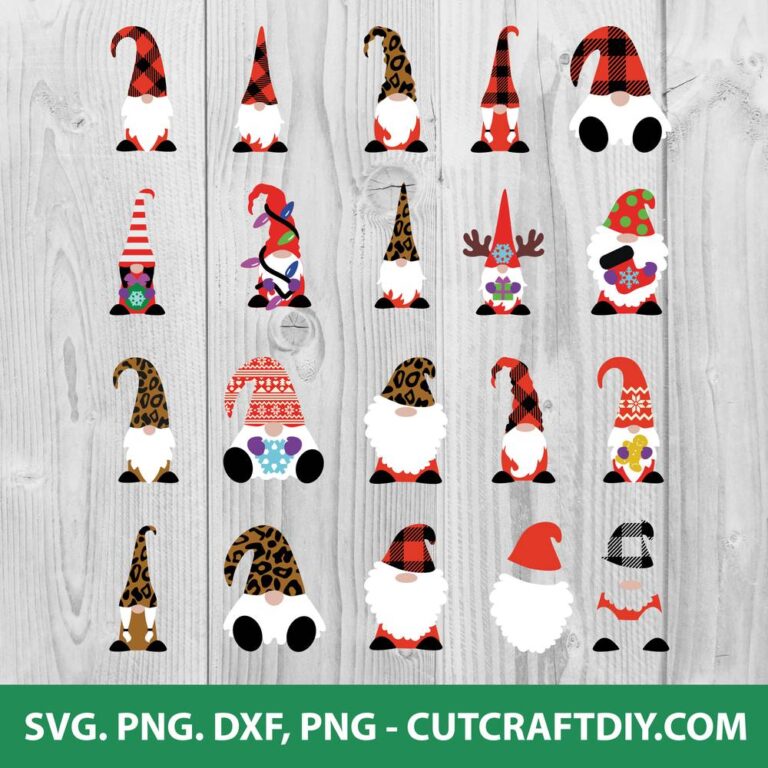 Christmas Gnomes SVG | Gnome SVG | Christmas SVG | Cut Files