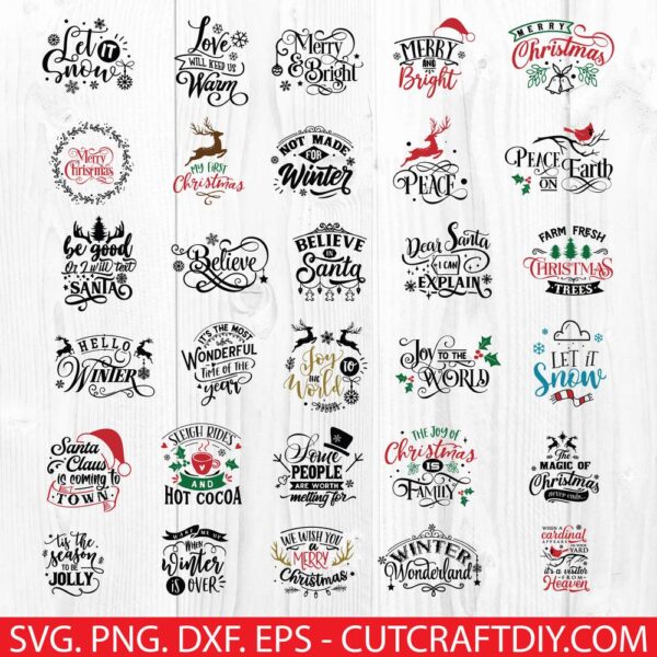 Big Christmas Bundle SVG