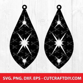 Download Mandala Earrings Svg Bundle Templates Teardrop Earring Svg