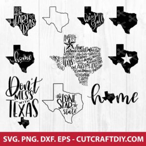 Texas SVG Bundle