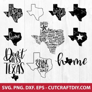 Texas SVG Bundle