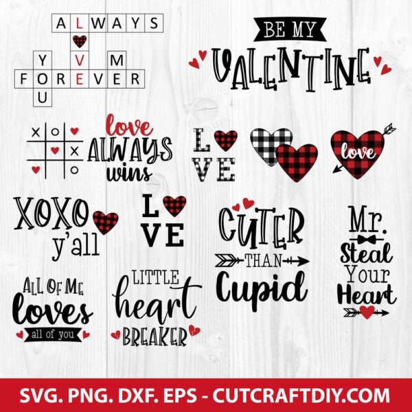 Valentine SVG Bundle