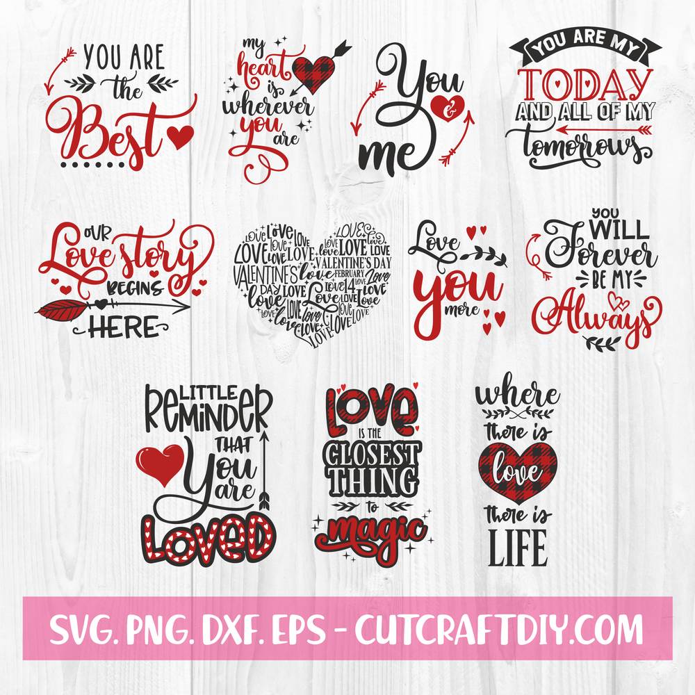 Download Valentine Quotes Svg Valentine Day Svg Bundle Love Svg Hear Svg