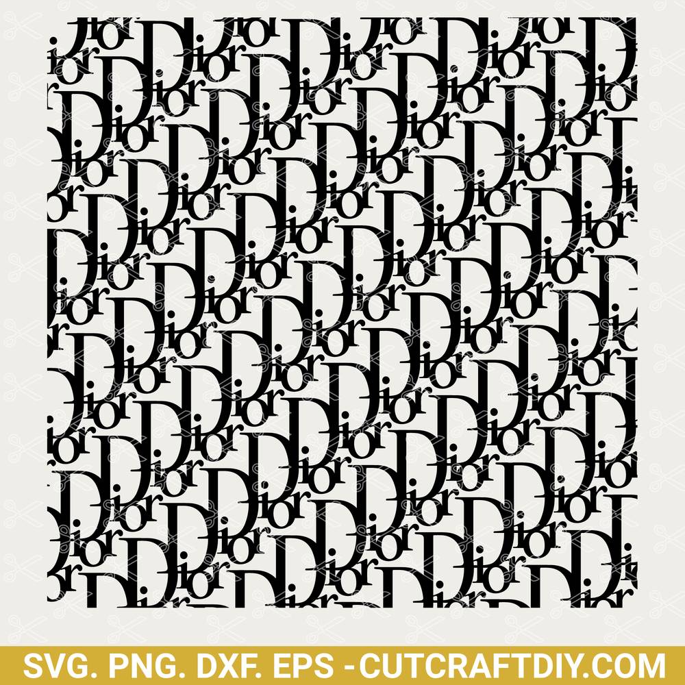 Dior Logo Seamless Svg, Dior Logo Svg, Dior Pattern Svg, Dio - Inspire  Uplift