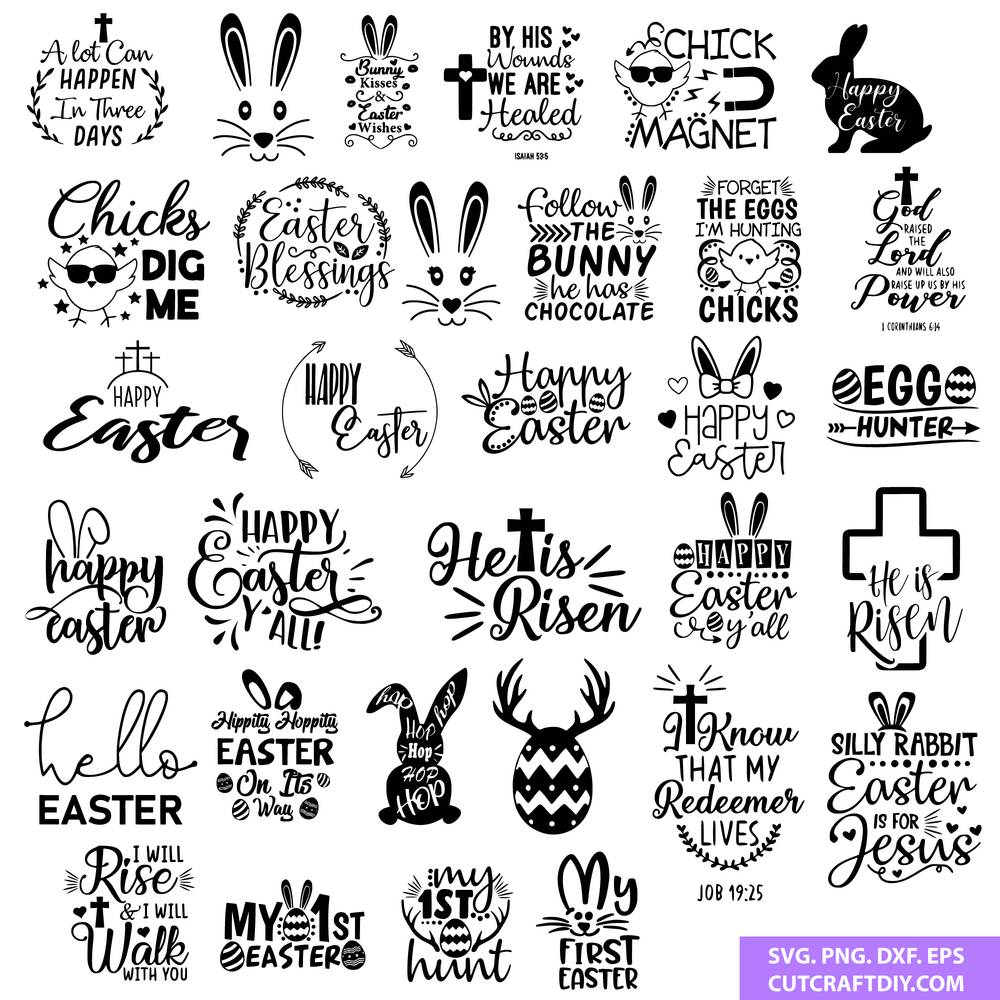 Download Easter Svg Mega Bundle Easter Bundle Easter Craft Bundle Easter Svg