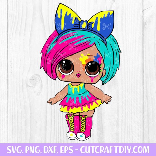 Lol Surprise Dolls Splatters SVG