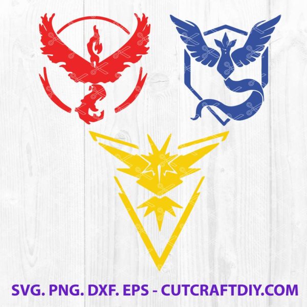 Pokemon Go Team SVG