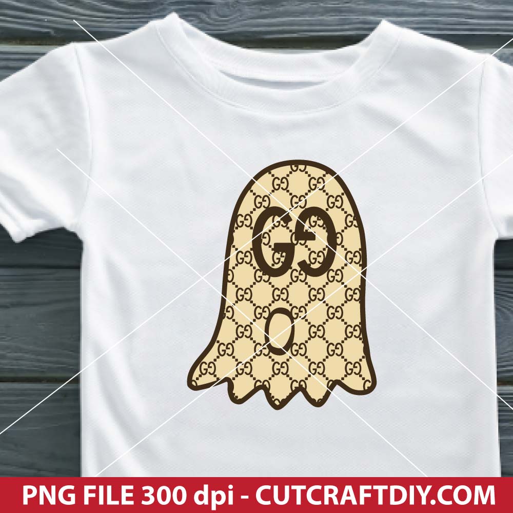 Gucci Ghost Sublimation PNG Design