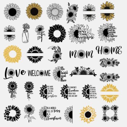 Mega Sunflower SVG Bundle