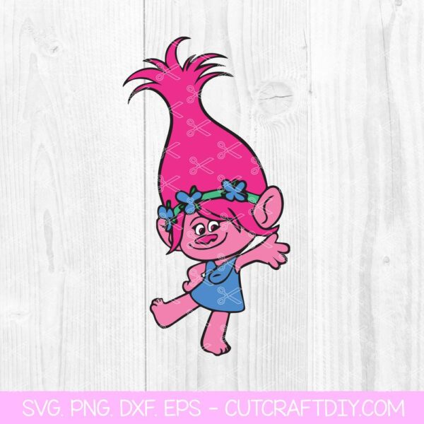 Poppy Trolls SVG