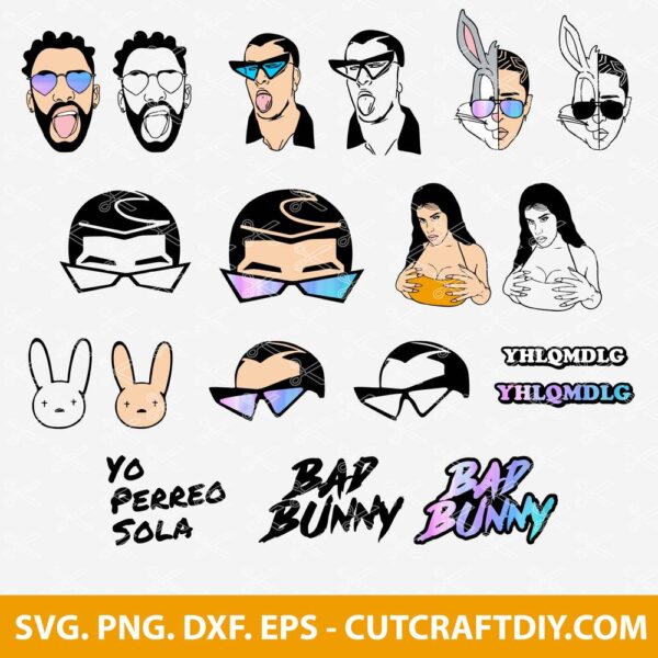 BAD BUNNY SVG